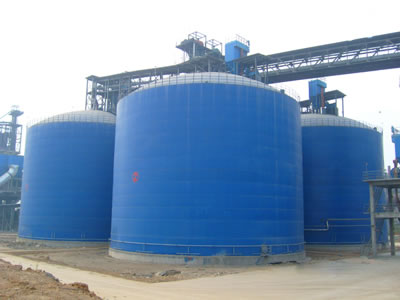 潘集水泥钢板库改造