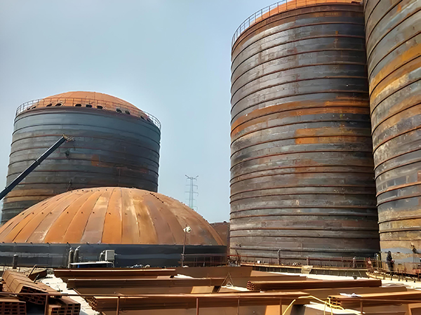 潘集焦粉钢板仓